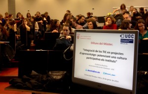 Audiencia de la charla